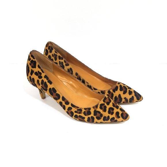 leopard print small heels